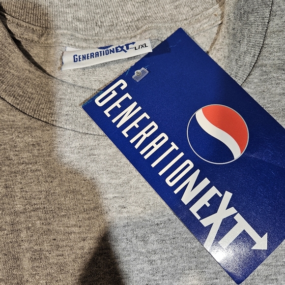 Pepsi Vintage 90s Generation Next Tee Gray L/XL NWT - Picture 8 of 8